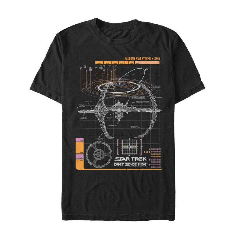 Embroidered Women T Shirt with Intricate DetailsStar Trek: Deep Space Nine Bajoran System Schematic Graphic T-Shirt Embroidered Women T Shirt with Intricate DetailsStar Trek: Deep Space Nine Bajoran System Schematic Graphic T-Shirt