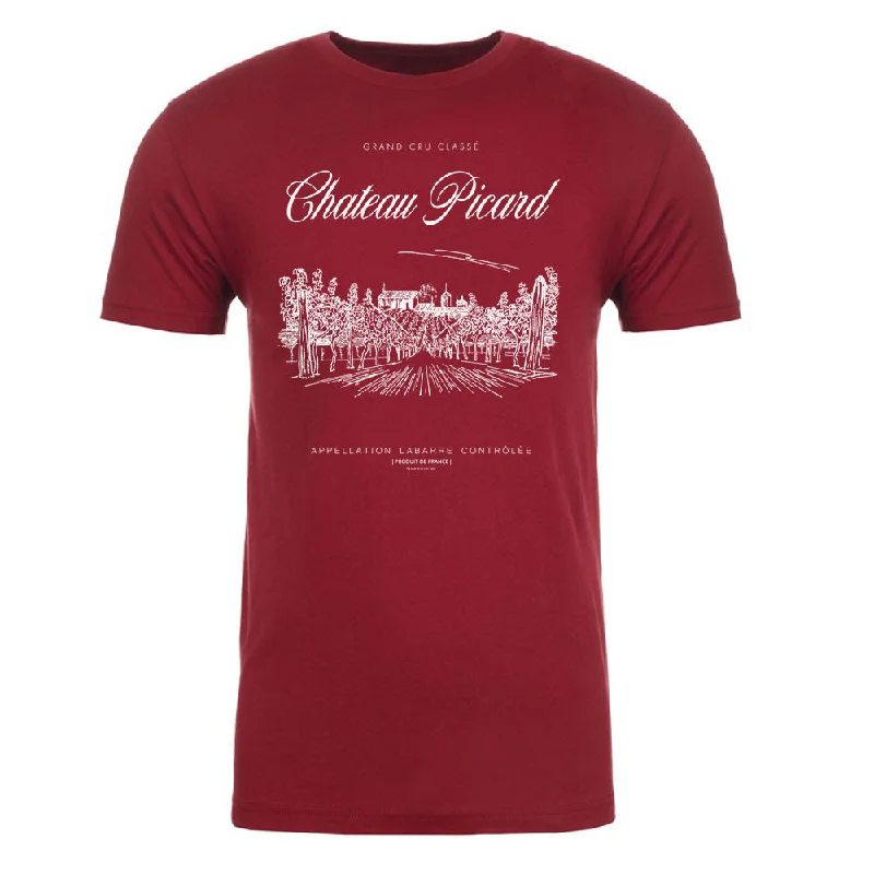 Pocketed Women T Shirt for Added FunctionalityStar Trek: Picard Chateau Picard Vineyard Logo Adult Short Sleeve T-Shirt Pocketed Women T Shirt for Added FunctionalityStar Trek: Picard Chateau Picard Vineyard Logo Adult Short Sleeve T-Shirt