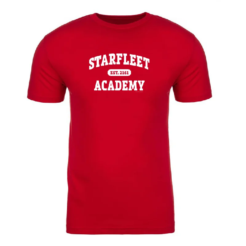 Distressed Women T Shirt with a Laid - Back AestheticStar Trek Starfleet Academy EST. 2161 Adult Short Sleeve T-Shirt Distressed Women T Shirt with a Laid - Back AestheticStar Trek Starfleet Academy EST. 2161 Adult Short Sleeve T-Shirt