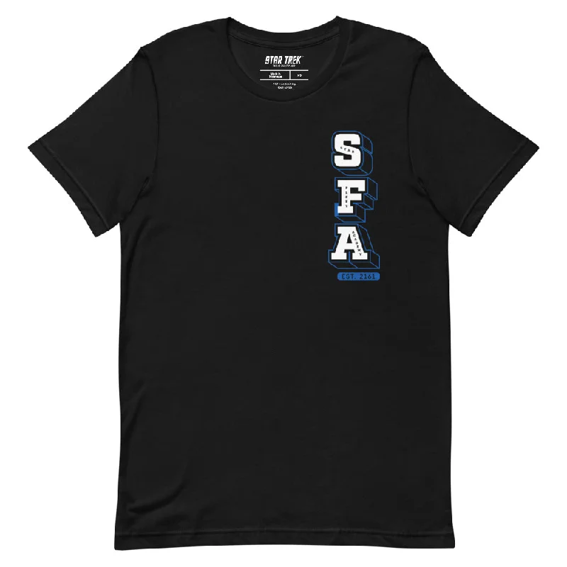 Crew Neck Women T Shirt with a Timeless DesignStar Trek: Starfleet Academy Monogram Unisex T-Shirt Crew Neck Women T Shirt with a Timeless DesignStar Trek: Starfleet Academy Monogram Unisex T-Shirt