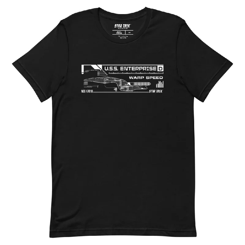 Pocketed Women T Shirt for Added FunctionalityStar Trek: The Next Generation U.S.S Enterprise D Unisex T-Shirt Pocketed Women T Shirt for Added FunctionalityStar Trek: The Next Generation U.S.S Enterprise D Unisex T-Shirt