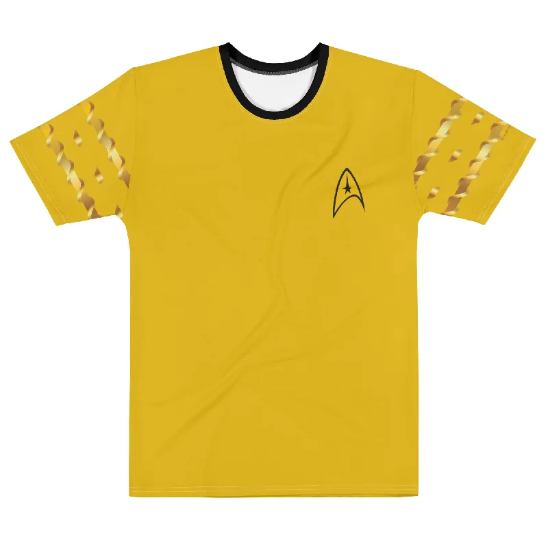 Tie - Dye Women T Shirt with a Bohemian VibeStar Trek: The Original Series Command Uniform T-Shirt Tie - Dye Women T Shirt with a Bohemian VibeStar Trek: The Original Series Command Uniform T-Shirt