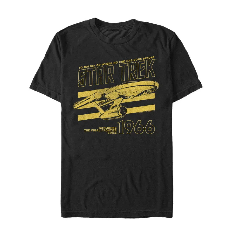Crop Top Women T Shirt to Pair with High - Waisted BottomsStar Trek: The Original Series Enterprise '66 Premium T-Shirt Crop Top Women T Shirt to Pair with High - Waisted BottomsStar Trek: The Original Series Enterprise '66 Premium T-Shirt