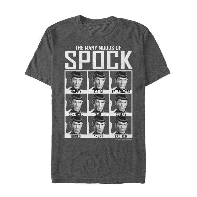 Long Sleeve Women T Shirt for Cooler WeatherStar Trek: The Original Series Moods of Spock Graphic T-Shirt Long Sleeve Women T Shirt for Cooler WeatherStar Trek: The Original Series Moods of Spock Graphic T-Shirt