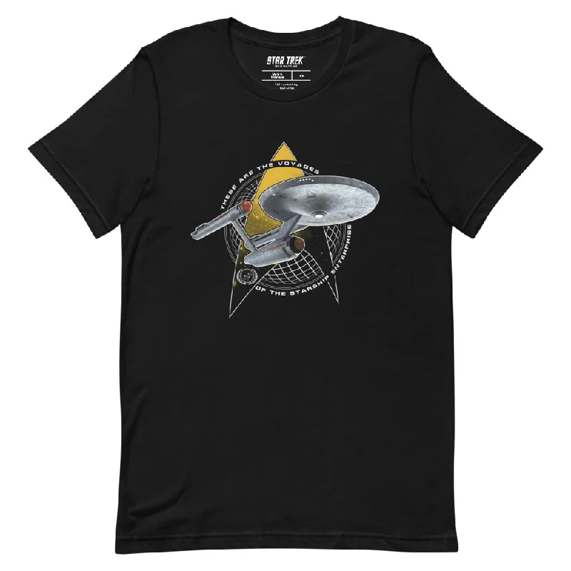 Embroidered Women T Shirt with Intricate DetailsStar Trek: The Original Series These Are The Voyages Unisex T-Shirt Embroidered Women T Shirt with Intricate DetailsStar Trek: The Original Series These Are The Voyages Unisex T-Shirt