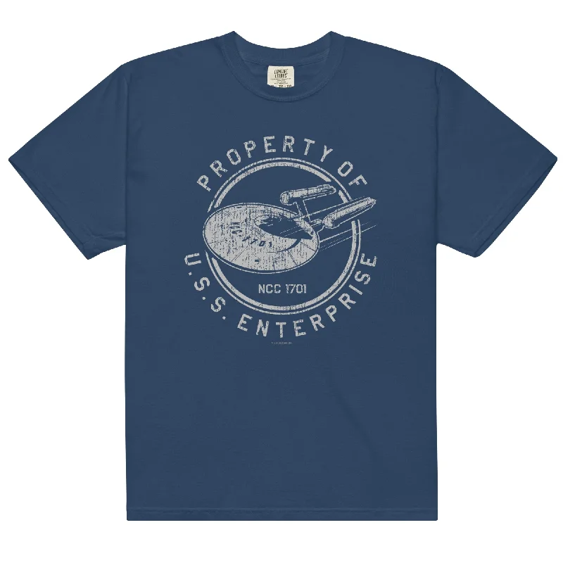 Crew Neck Women T Shirt with a Timeless DesignStar Trek U.S.S. Enterprise Comfort Colors T-Shirt Crew Neck Women T Shirt with a Timeless DesignStar Trek U.S.S. Enterprise Comfort Colors T-Shirt