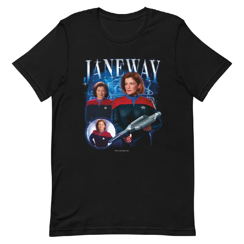 Ringer T Shirt Women with Retro - Inspired StripesStar Trek: Voyager Janeway Heartthrob Unisex T-Shirt Ringer T Shirt Women with Retro - Inspired StripesStar Trek: Voyager Janeway Heartthrob Unisex T-Shirt