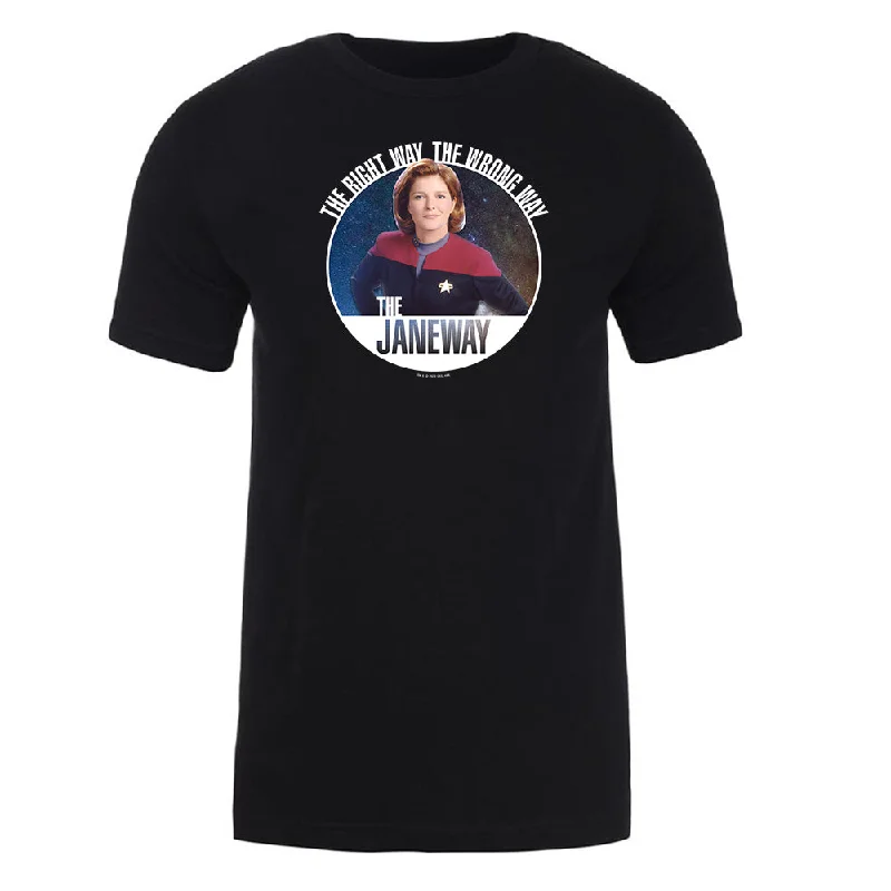 Graphic Print Women T Shirt for a Trendy StatementStar Trek: Voyager The Janeways Adult Short Sleeve T-Shirt Graphic Print Women T Shirt for a Trendy StatementStar Trek: Voyager The Janeways Adult Short Sleeve T-Shirt