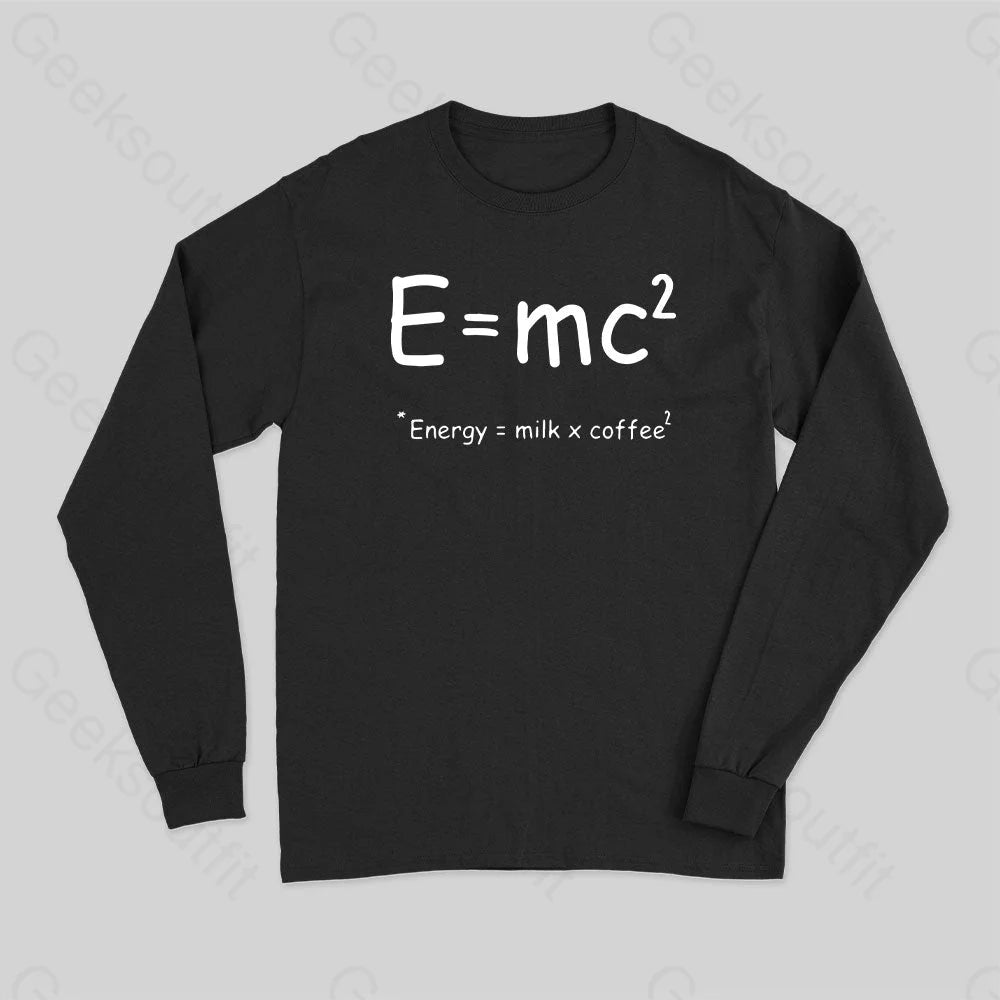 Moisture - Wicking Women T Shirt for Active LifestylesTheory of Relativity Funny Equation Long Sleeve T-Shirt Moisture - Wicking Women T Shirt for Active LifestylesTheory of Relativity Funny Equation Long Sleeve T-Shirt