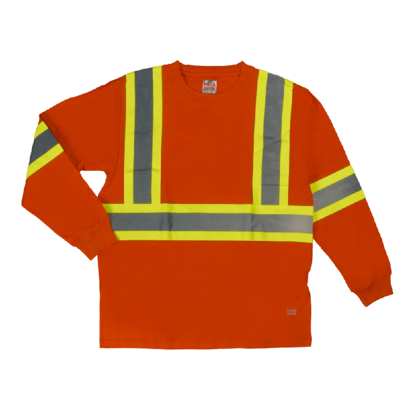 Long Sleeve Women T Shirt for Cooler WeatherTough Duck Long Sleeve Hi-Vis T-Shirts - ST21 Long Sleeve Women T Shirt for Cooler WeatherTough Duck Long Sleeve Hi-Vis T-Shirts - ST21