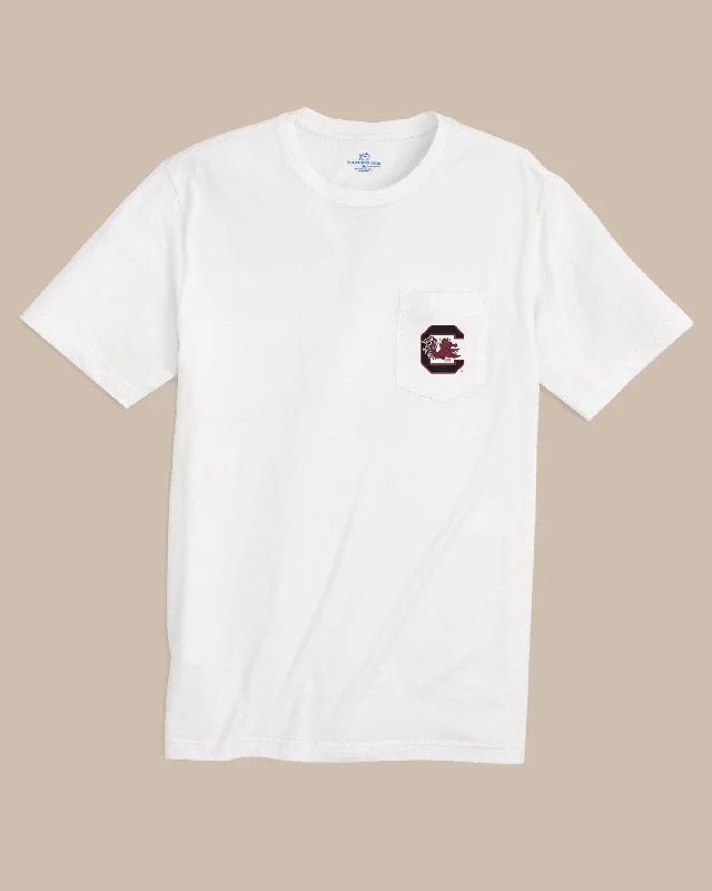 Organic Cotton Women T Shirt for Eco - Conscious WearersUSC Gamecocks Gameday Embroidered Short Sleeve T-Shirt Organic Cotton Women T Shirt for Eco - Conscious WearersUSC Gamecocks Gameday Embroidered Short Sleeve T-Shirt