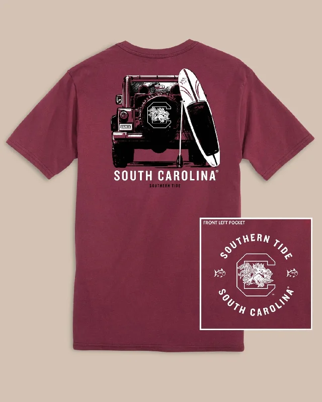 Sleeveless Women T Shirt for Summer ComfortUSC Gamecocks Road Trip Short Sleeve T-Shirt Sleeveless Women T Shirt for Summer ComfortUSC Gamecocks Road Trip Short Sleeve T-Shirt