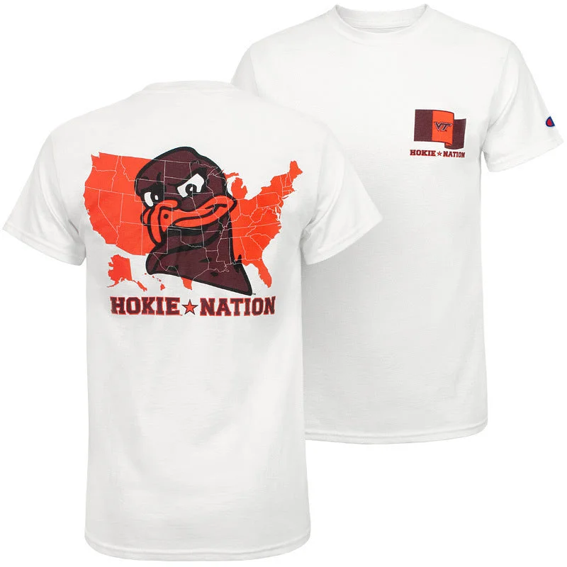 Muscle Women T Shirt for a Sporty and Casual LookVirginia Tech Hokie Nation T-Shirt by Champion Muscle Women T Shirt for a Sporty and Casual LookVirginia Tech Hokie Nation T-Shirt by Champion