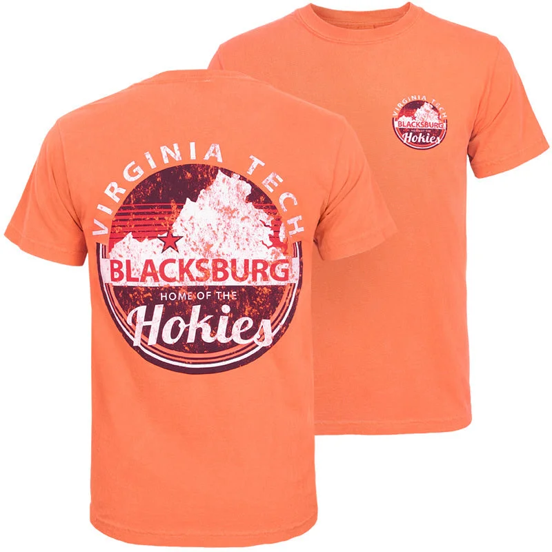 Striped Women T Shirt in a Classic PatternVirginia Tech Home of the Hokies T-Shirt: Orange by Gear Striped Women T Shirt in a Classic PatternVirginia Tech Home of the Hokies T-Shirt: Orange by Gear