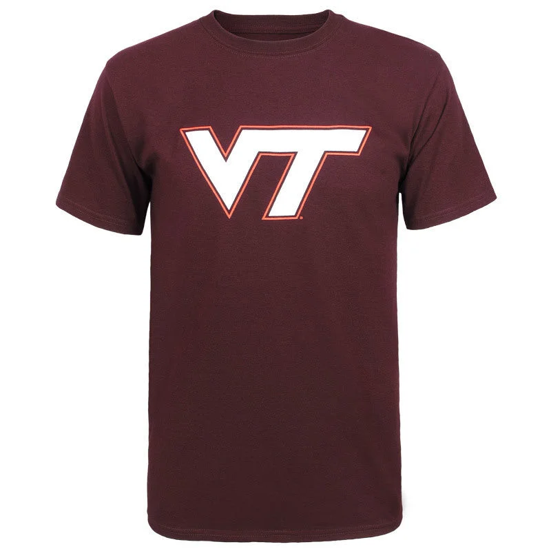 Graphic Print Women T Shirt for a Trendy StatementVirginia Tech Logo T-Shirt: Maroon by Champion Graphic Print Women T Shirt for a Trendy StatementVirginia Tech Logo T-Shirt: Maroon by Champion