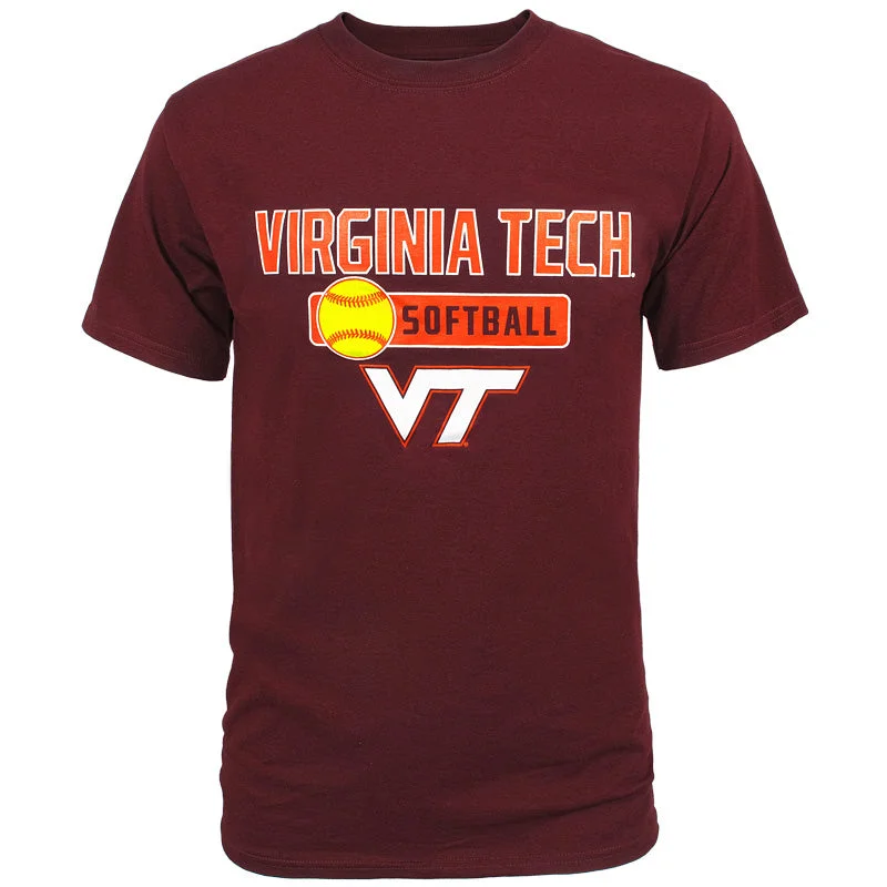 Moisture - Wicking Women T Shirt for Active LifestylesVirginia Tech Softball T-Shirt by Champion Moisture - Wicking Women T Shirt for Active LifestylesVirginia Tech Softball T-Shirt by Champion