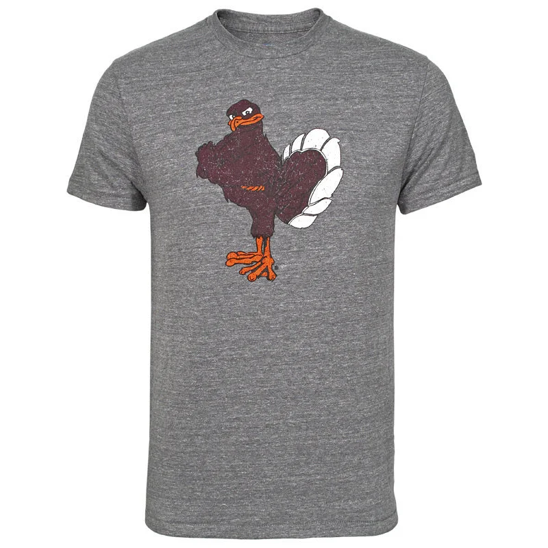 V - Neck Women T Shirt to Enhance the NecklineVirginia Tech Triumph Hokie Bird T-Shirt: Gray by Champion V - Neck Women T Shirt to Enhance the NecklineVirginia Tech Triumph Hokie Bird T-Shirt: Gray by Champion