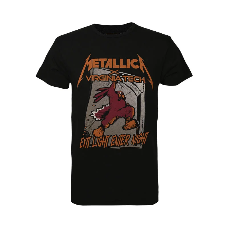 Sequined Women T Shirt for a Sparkly Night OutVirginia Tech x Metallica Black Label HokieBird Stone Washed T-Shirt: Black Sequined Women T Shirt for a Sparkly Night OutVirginia Tech x Metallica Black Label HokieBird Stone Washed T-Shirt: Black