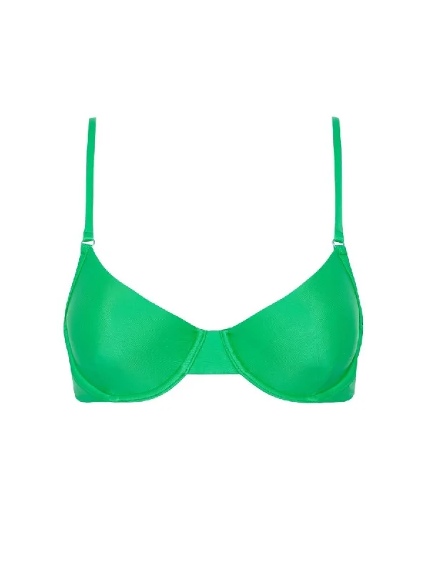 Long - line bikini top for added support and a fashionable lookBrad Bottega