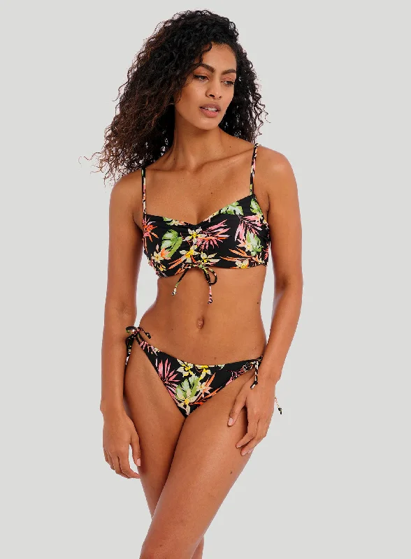 High - performance bikini with quick - drying fabric for active swimmersFreya Swimwear: Savanna Sunset Underwired Bralette Bikini Top Multi